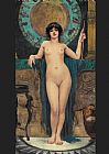 John William Godward Study of Campaspe painting